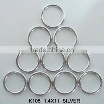 silver color aluminum jump rings