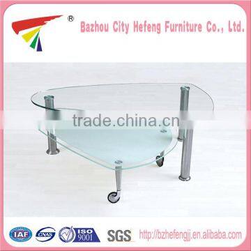 China Wholesale Custom tempered glass extendable coffee dining table