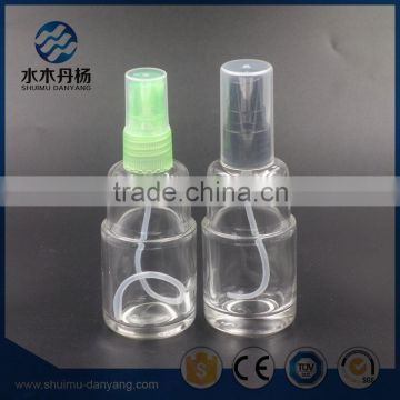 New design 50ml clear empty perfume glass bottle