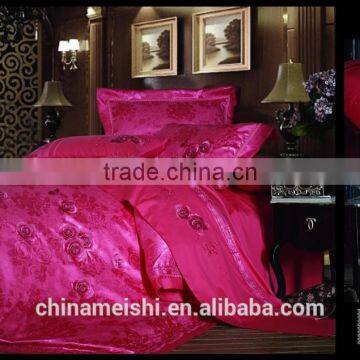 Full Sizes High Grade Bedding Made in P.R.C Rayon Silk Bedding Articles