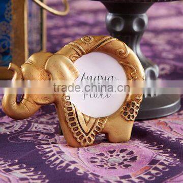 Wedding Favors Gold Lucky Elephant Frame