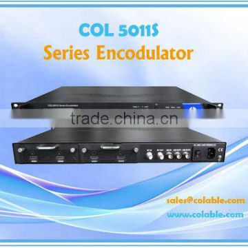 Mpeg 2,Mpeg 4,H.264 encoder,dvb-s2 tuner input,RF modulator,Series Encoder-Modulator COL5011S