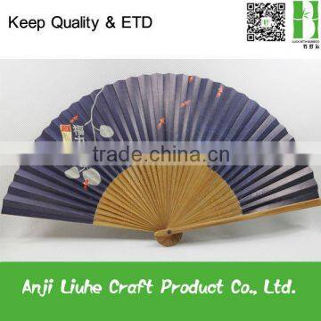 Customized nice paper folding fan for advertising