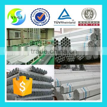 Famous large diameter galvanized welded steel pipe A369,welded steel tube