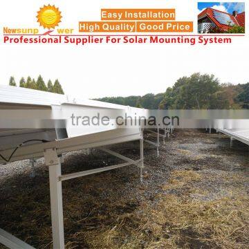 10kw Aluminum Ground Screw Solar Mounting System