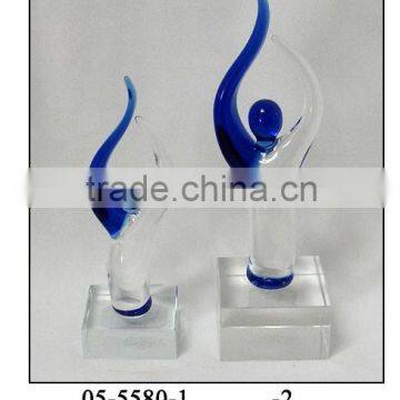 glass figures decoration