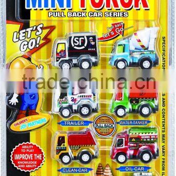 Funny play mini plastic fire truck toys set