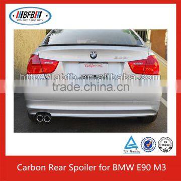 car rear trunk spoiler lip for BMW 05-08 E90 M3 rear trunk car Carbon spoiler