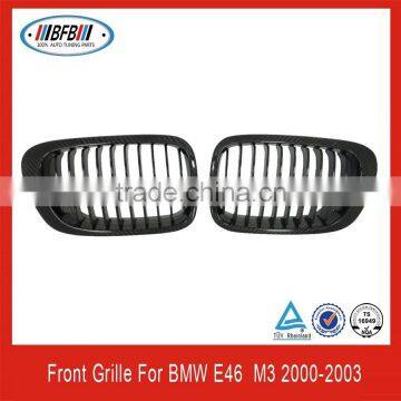 Best quality car front grille/ matt black Auto Front Grille for BMW e46