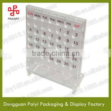 acrylic desk calendar