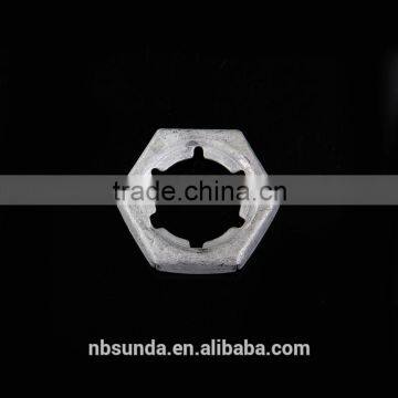 Nylon lock hex flange nut