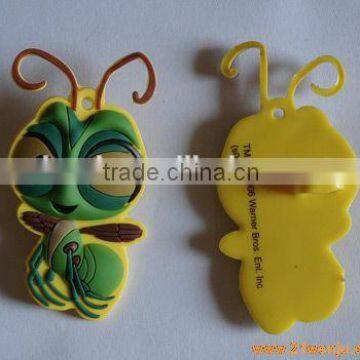 New arrival lovely bee shape rubber pencil topper