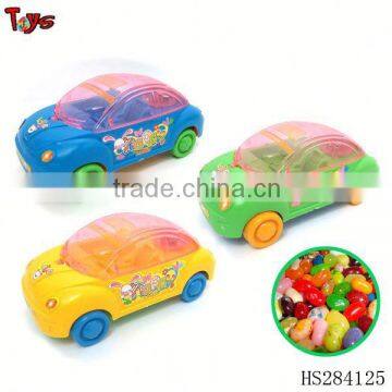 2013 pull line carton car with light candy toy