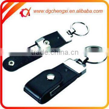 Premium Genuine Leather Key FOB USB Flash Memory Drive