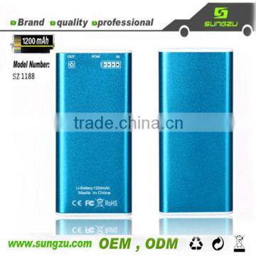 factory rechargeable USB emergency power bank&mobile charger