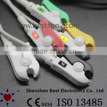 New Products Compatible With HP M4725A One-piece ECG Cable With 5 Lead Leadwires, Snap D-Type 11pin photo-2