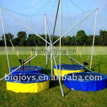 Bungee jumping trampoline