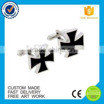 Made in China custom hard enamel metal cufflinks