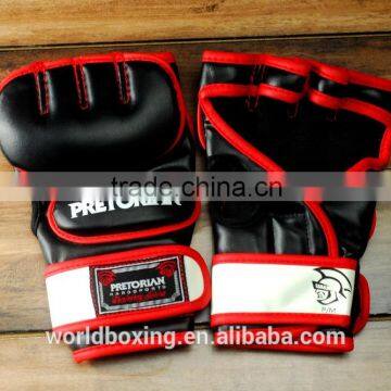 2016 new style high quality ufc mma kickboxing gloves half finger mma gloves for training in fashion sports and gym equipment