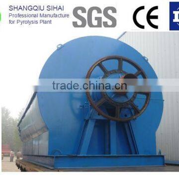 Best quality and lowest price of pyrolysis equipment to recycle waste tire and plastc.