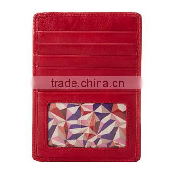 leather slim credit money card holder wallet