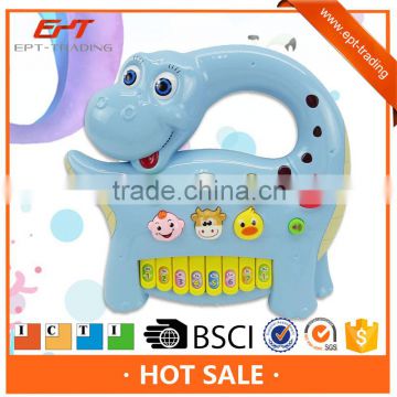 Lovely cartoon animals shape musical instrument keyboard toy