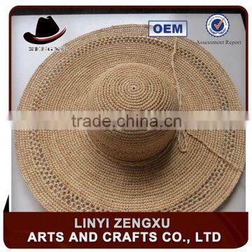 10 years experience wholesale cheap straw lady boater hats