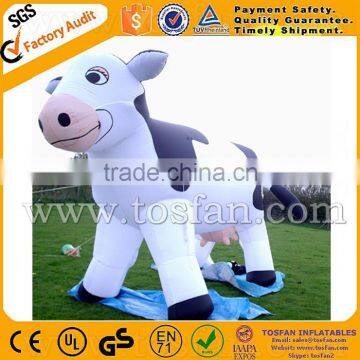 customized inflatable cow cartoon F1005