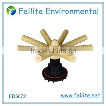 Feilite FD5672 8 laterals side-mounted bottom water distributor for water filter or water softener