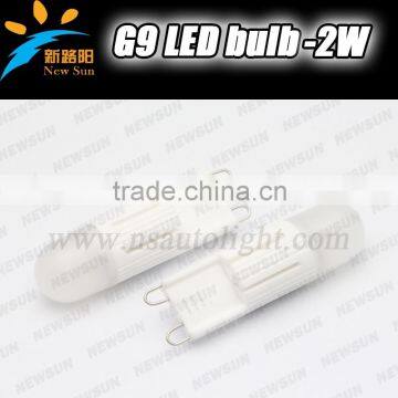 2W G9 LED Lamp Epistar LED Corn Light G9 Socket 220V Replace Halogen Lamp for LED Crystal Lamps Candle Corn Bulbs Droplight