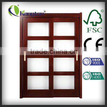 Safety door wood glass door design wood door