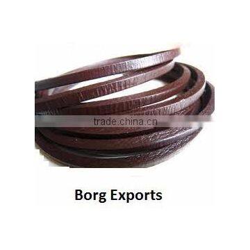 Flat Leather Cords From BORG EXPORT photo-6