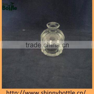 wholesale 200ml clear reed diffuser glass container aroma round glass diffuser bottle