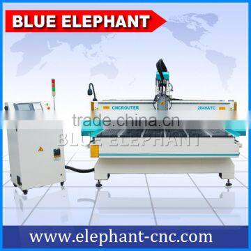 2000*4000mm atc cnc tool changer , cnc wood carving engraving machine 3d , automatic furniture making machine