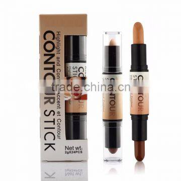 Kiss Beauty Cosmetic Double-end Highlight, Brighten,concealer and Contour Fundation Makeup Contour Stick photo-2
