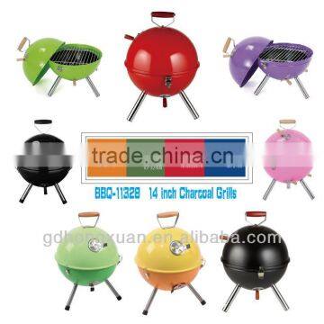 Outdoor Mini Cute Football Shape Grill BBQ-11328B Of Diffrent Colors Ceramic Grill Kamado