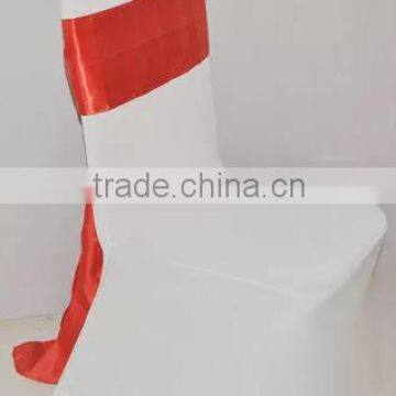 fancy rose chair sash,chair cover bows wedding chair cover at factory price