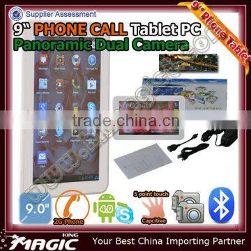 9 inch tablet pc sim card reader with keyboard