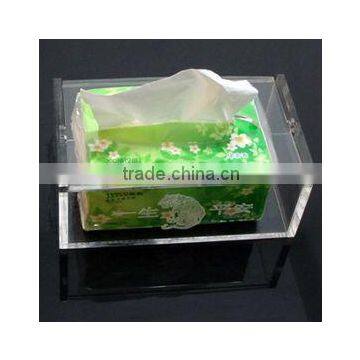 decorative clear acrylic tissue box