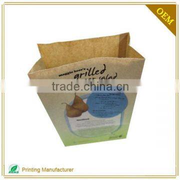 Kraft Paper Bag Without Handle,Kraft Paper Bag For Food,Food Paper Bag