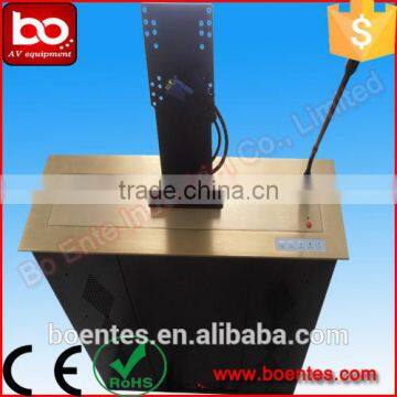 High Quality LCD Monitor Motorized Pop Up Lifter with Conference System Microphone for BML1-17