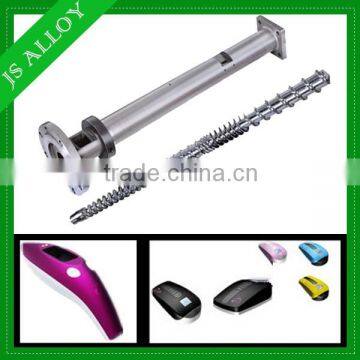 Plastic &rubber machinery parts 38CrMoAlA recycling exhaust single screw and barrel