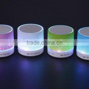 Top selling design super mini led light bluetooth speaker