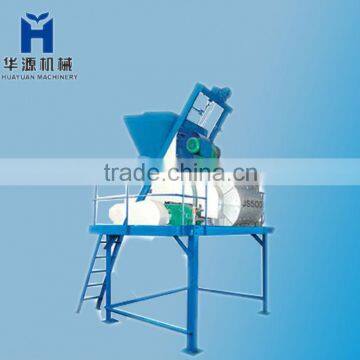 Concrete mixer equipment for block making machine JS500