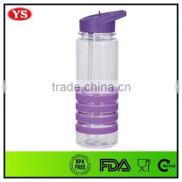 750 ML Bpa Free Promotion Plastic Water Bottle With Straw and Cap