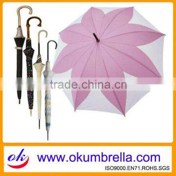 rubbered handle rain umbrella