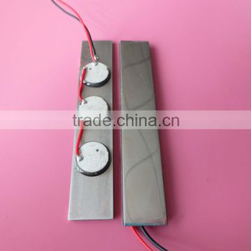 Piezo ceramic plate for hair straightener