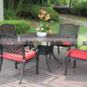 Outdoor Cast Aluminum Hanging Garden Patio Furniture Set Bangkok