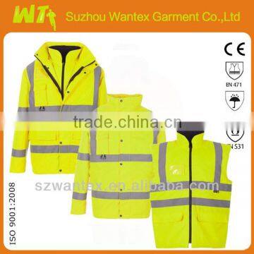 Orange Hi Vis Breathable 4 in 1 work wear