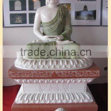 buddha statue green stone